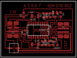 A3967 stepper driver board