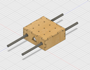 y-axis stage cad model