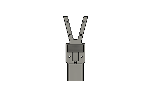 fork front view