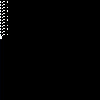 networking test on screen