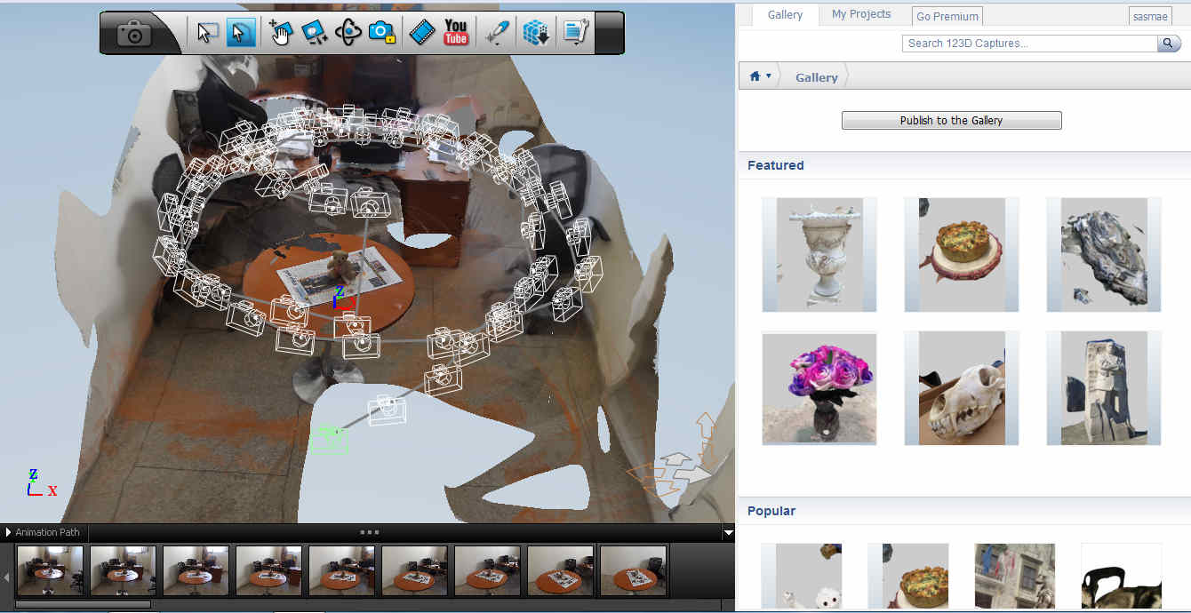 first capture of bear in 3D