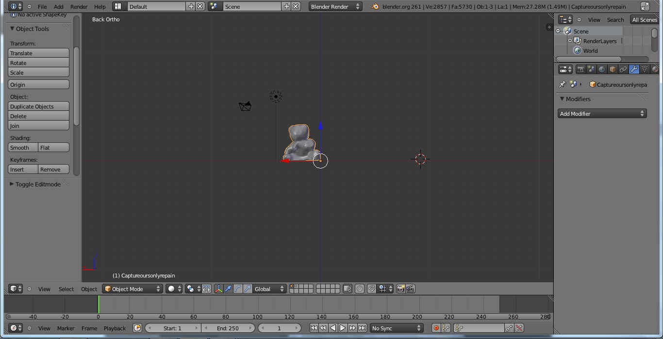 bear repaired in blender