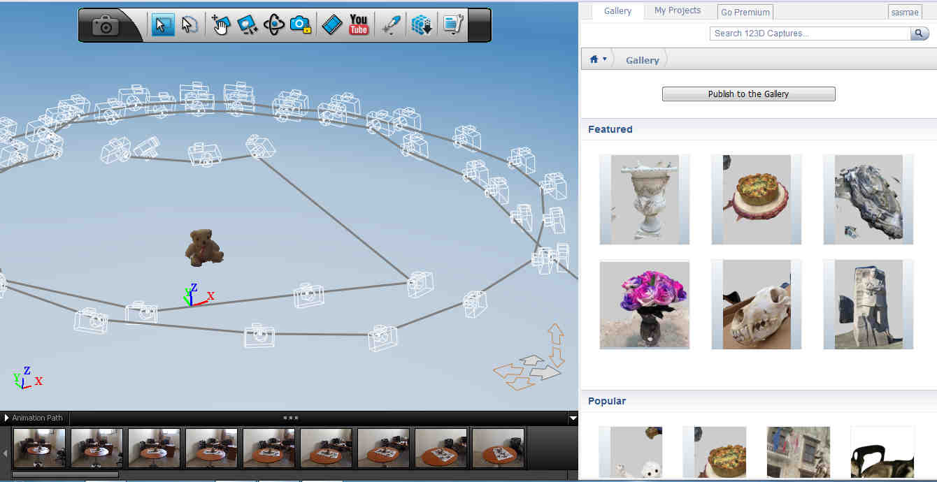 first capture of bear in 3D