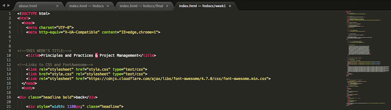 HTML tutorial