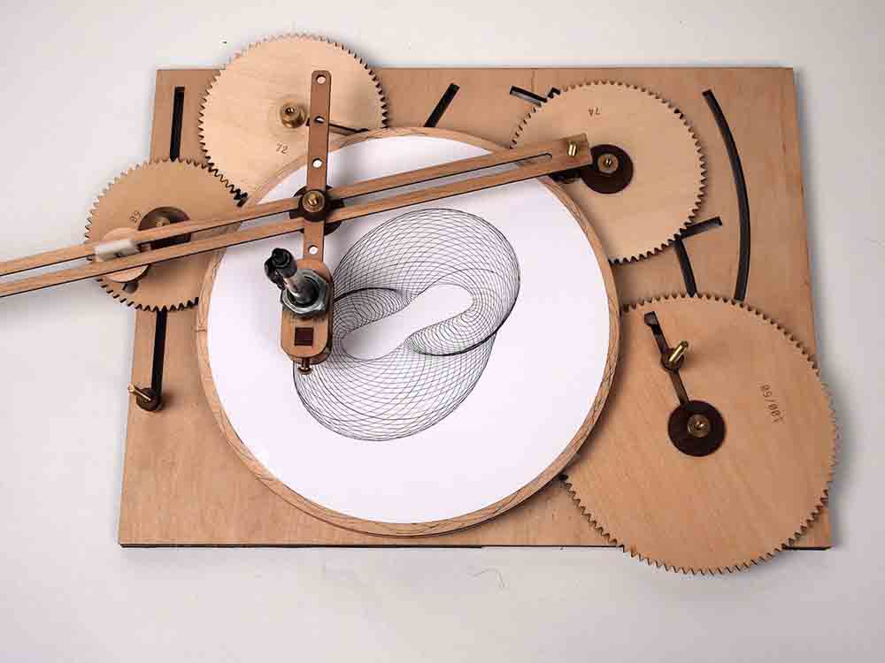 cycloid drawing machine
