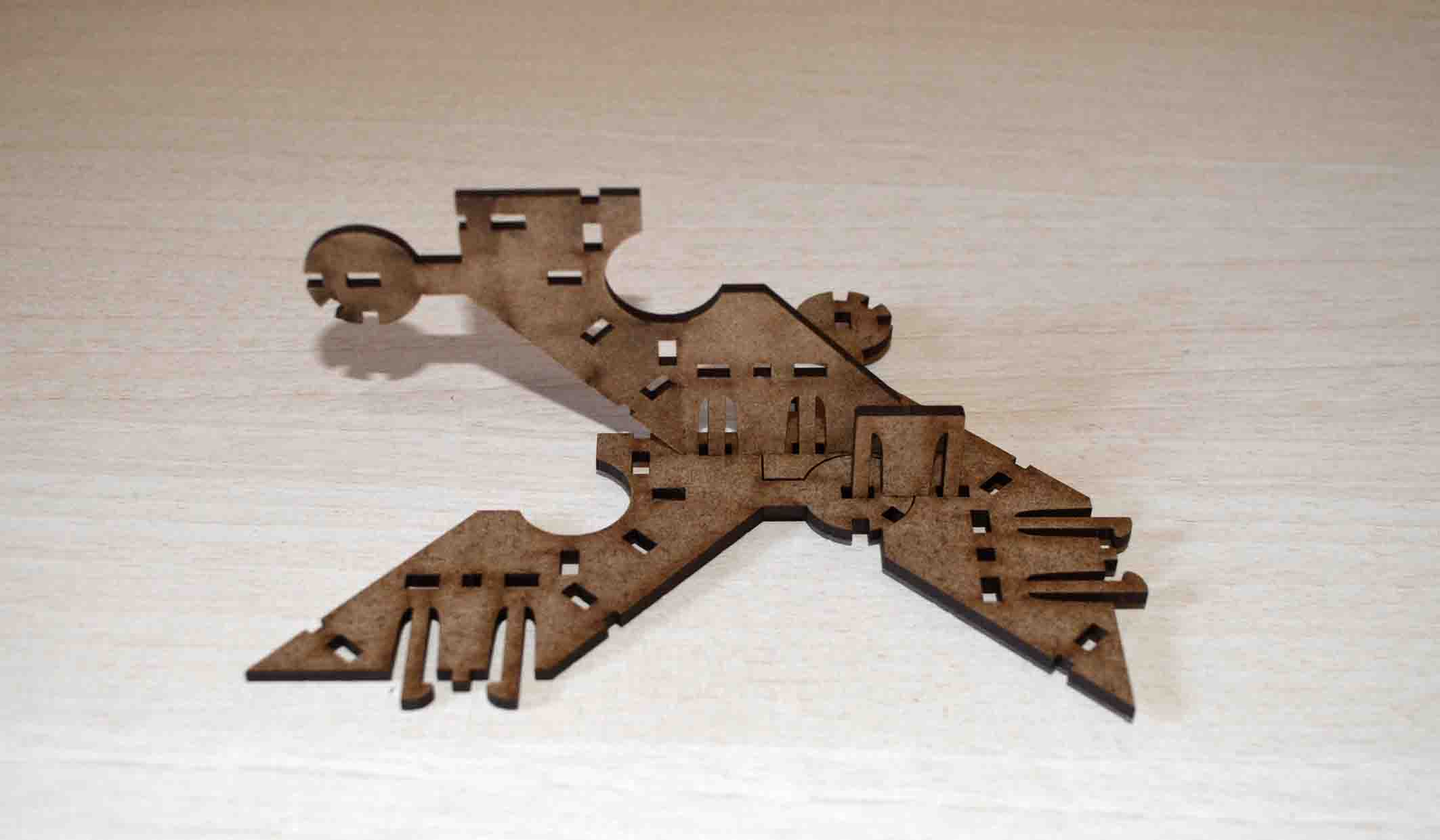 Press-fit construction kit