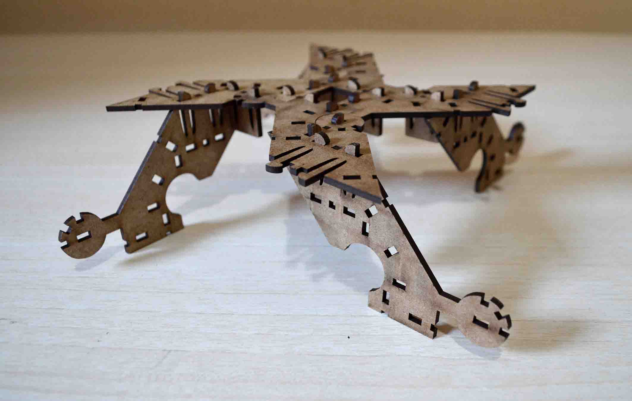 Press-fit construction kit