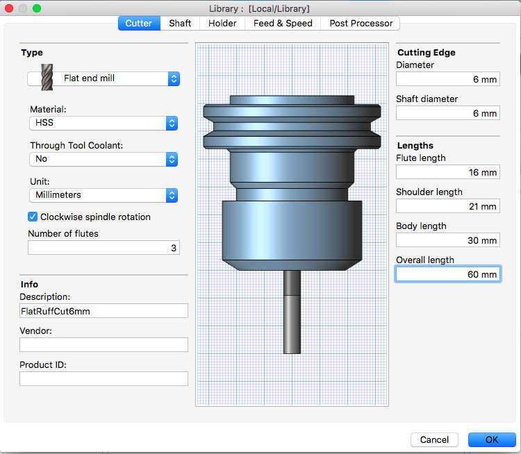 Rough cut tool