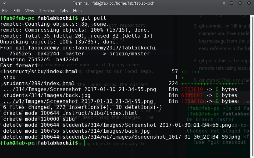 git pull