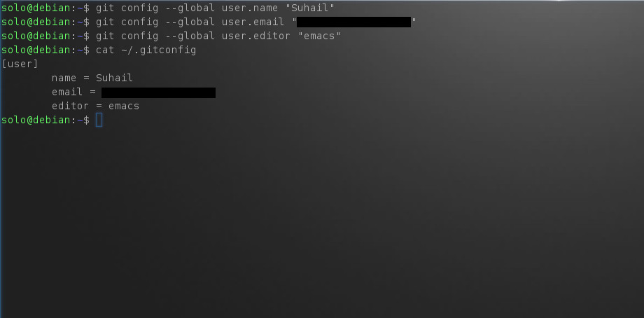 Git global settings