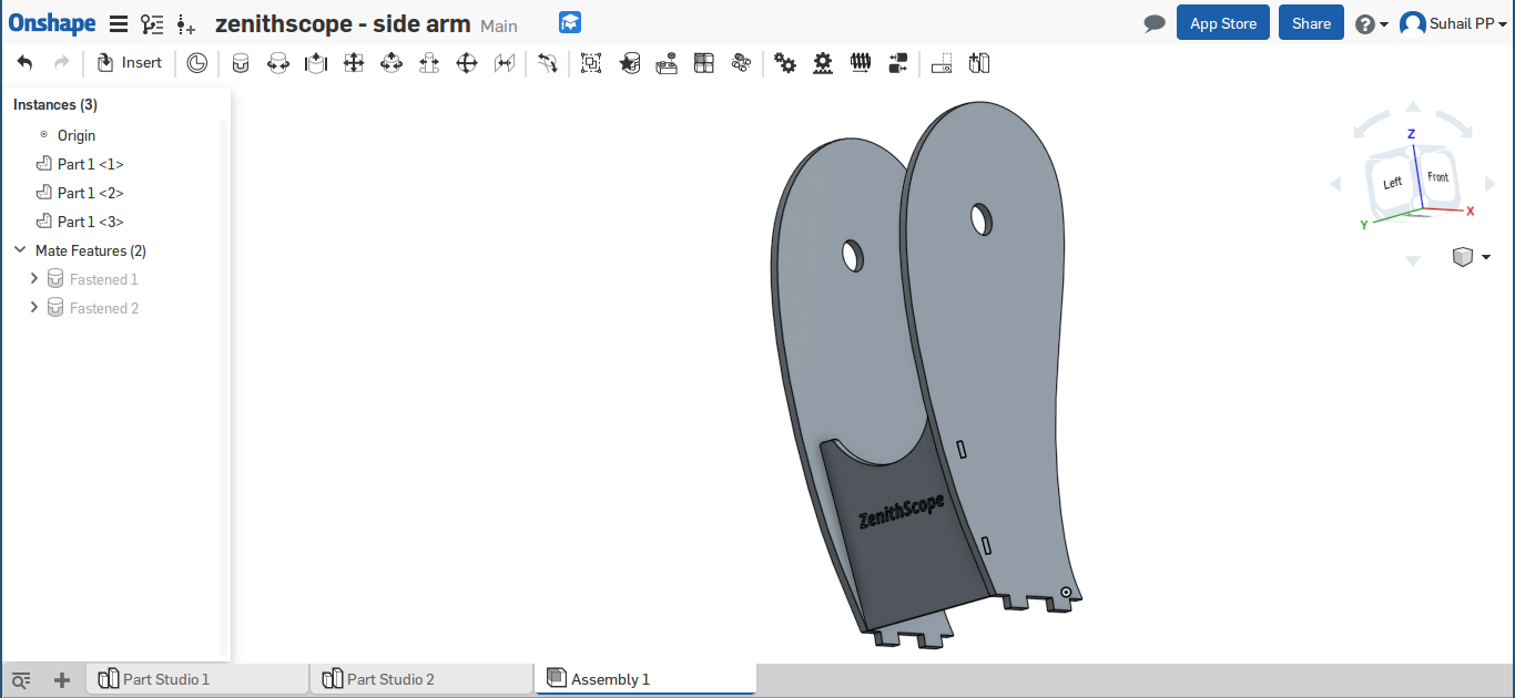 side arm