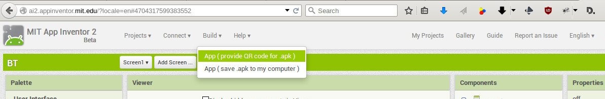 app export