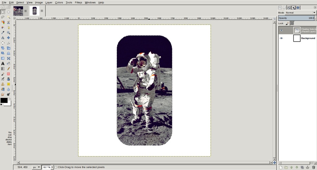 image paste