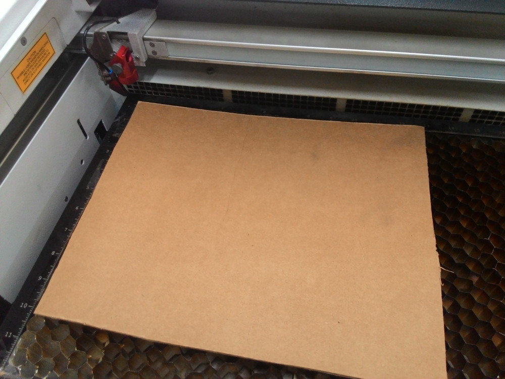 inside laser machine