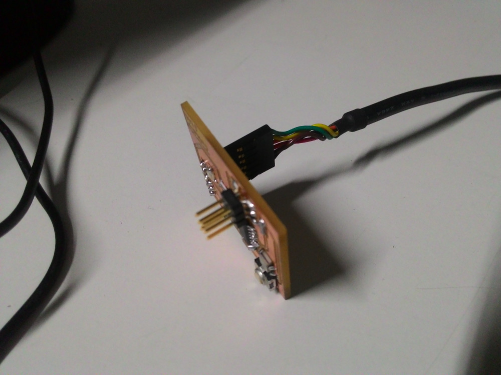 FTDI connected to board
