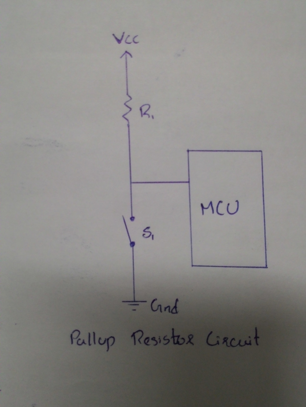 pullup resistor circuit