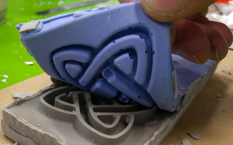 peeling of mould