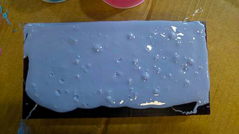 curing the negative mould