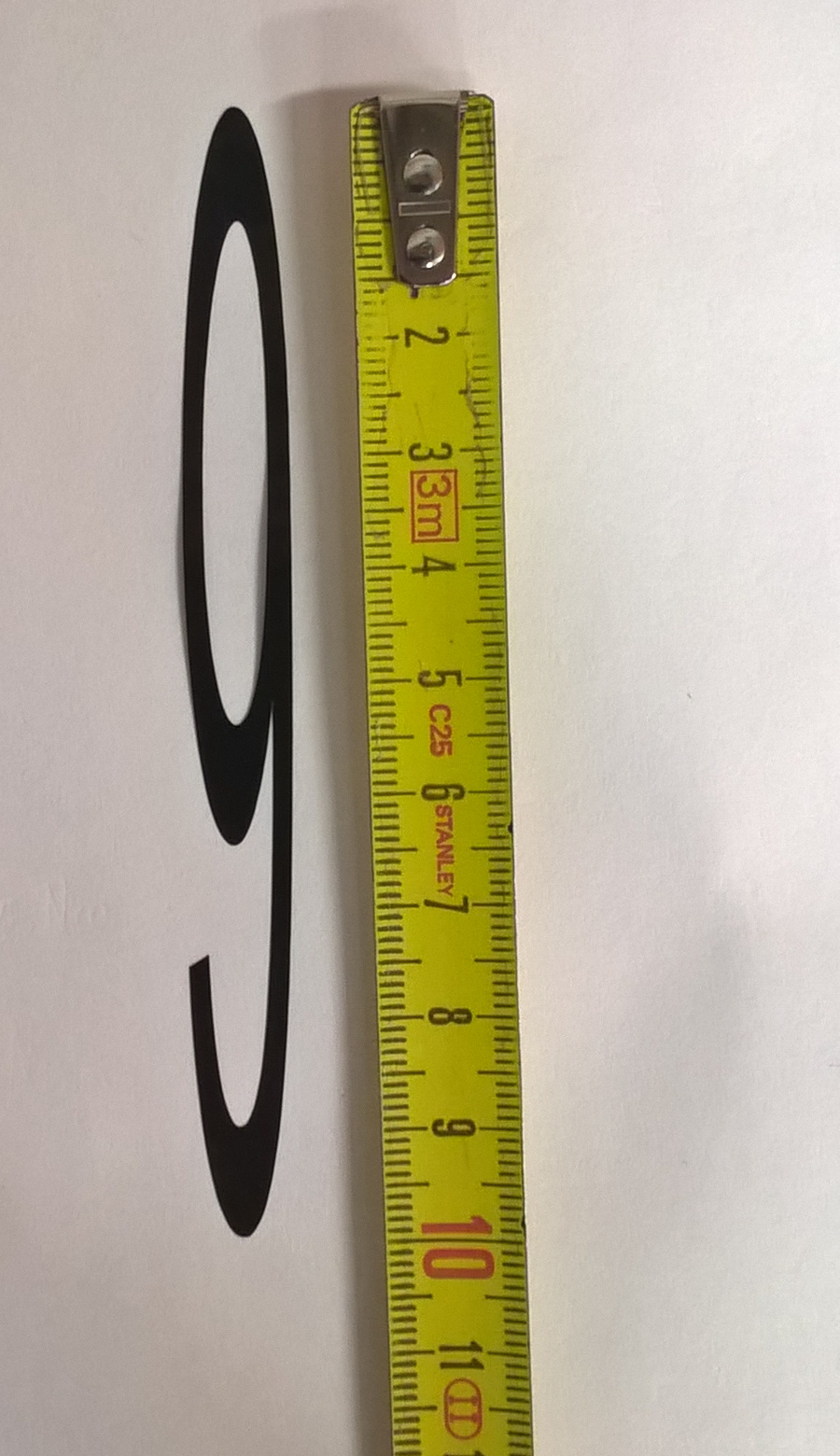 nine in scale
