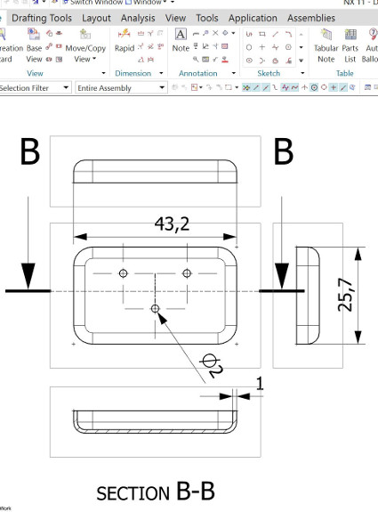 nx drafting