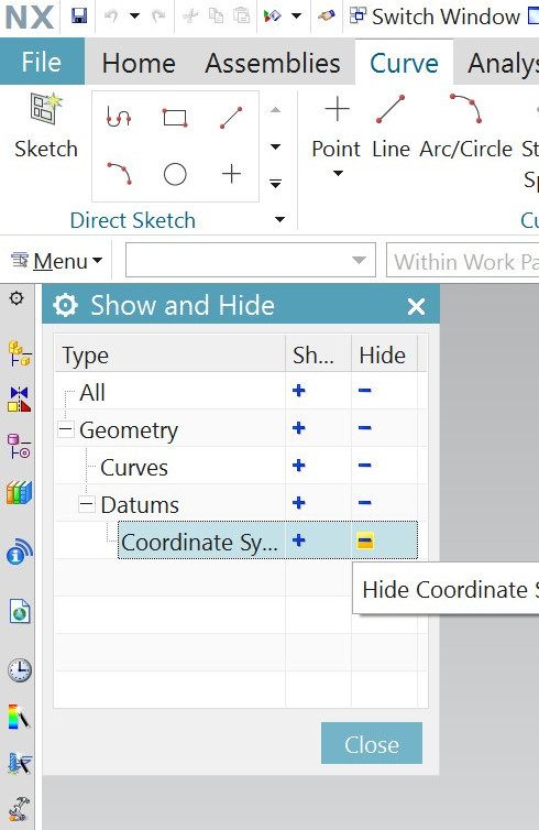 hide