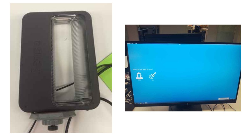 Sense 3D scanner