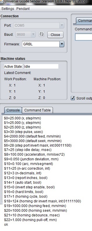 final UGS settings