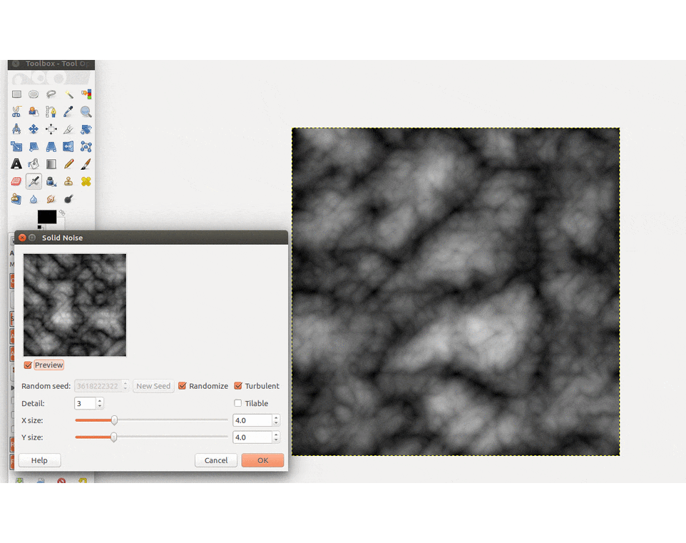 Abstarct wave effect