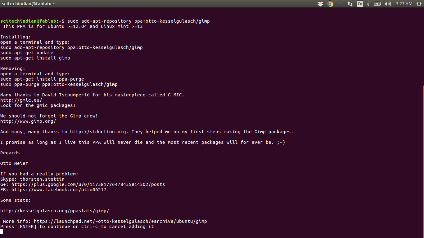 GIMP Install