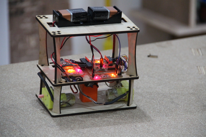 Self balancing gyro robot  