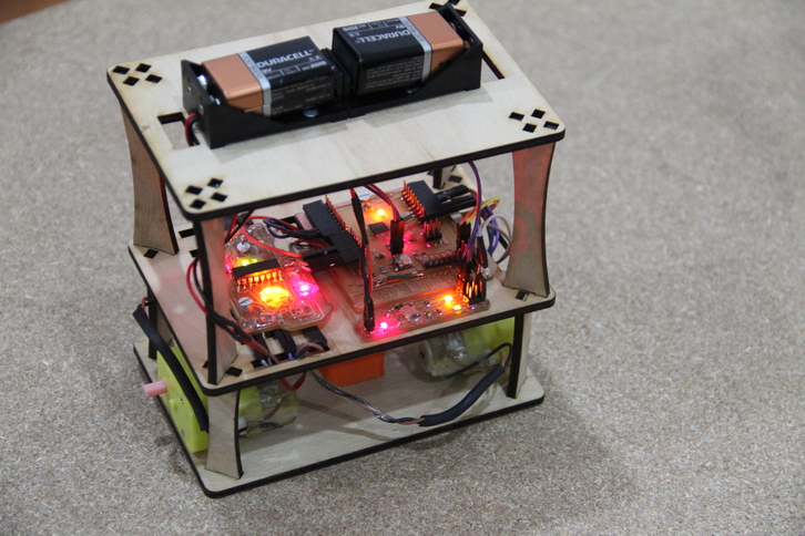Self balancing gyro robot  