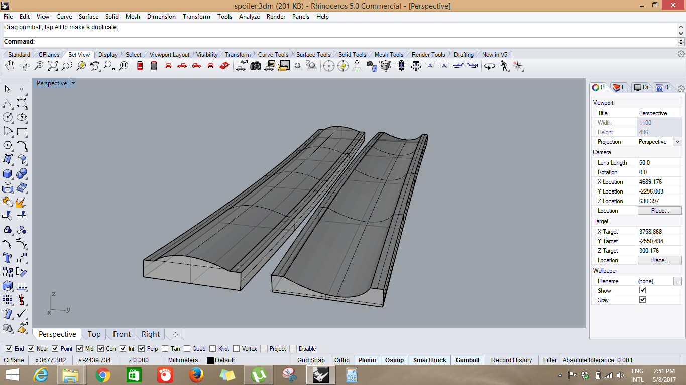 car spoiler Composites Rahul 