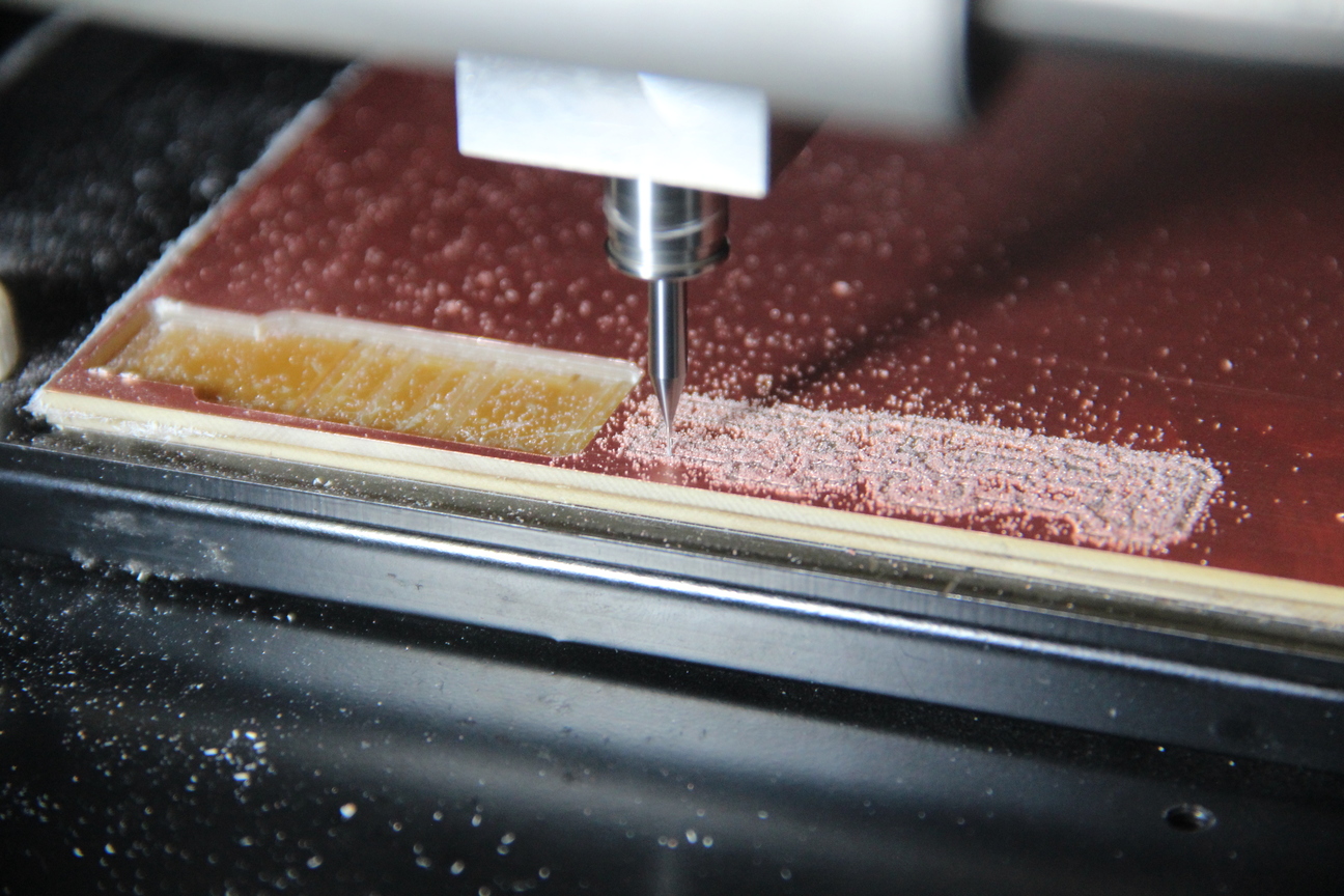 PCB milling using modella 