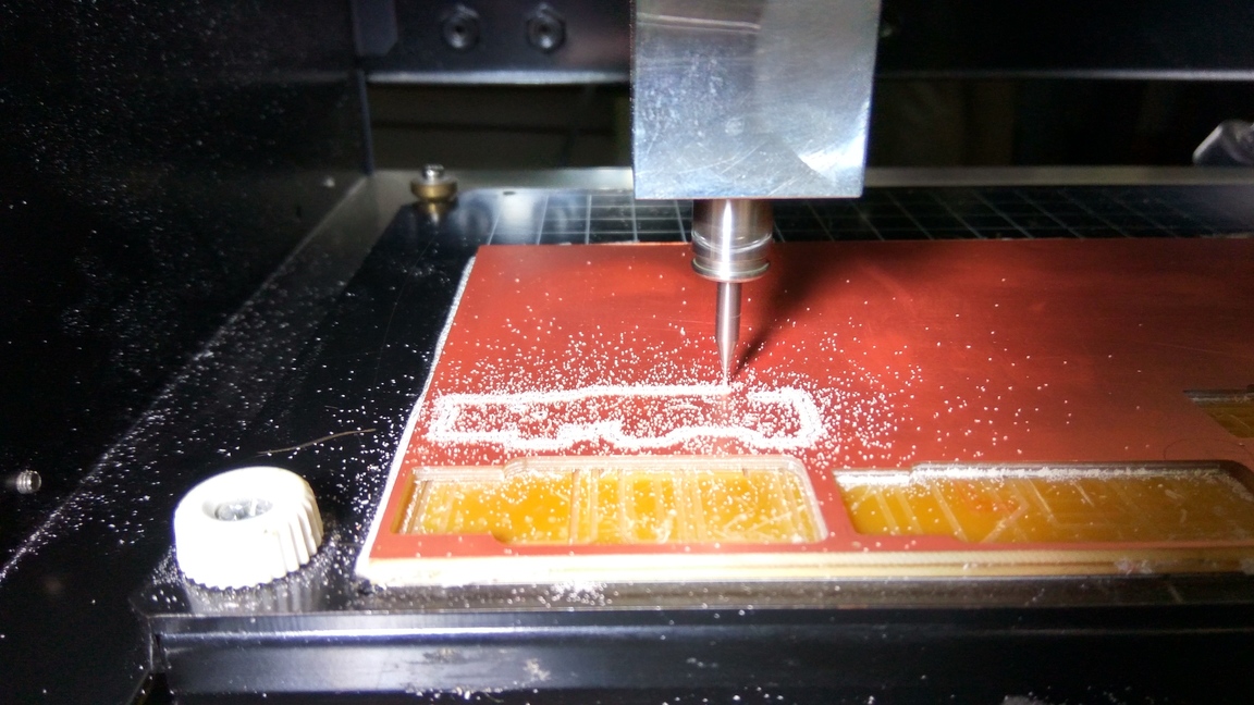 PCB milling using modella 