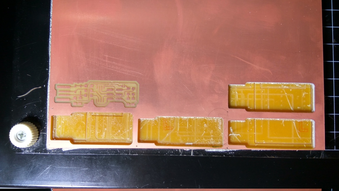 PCB milling using modella 