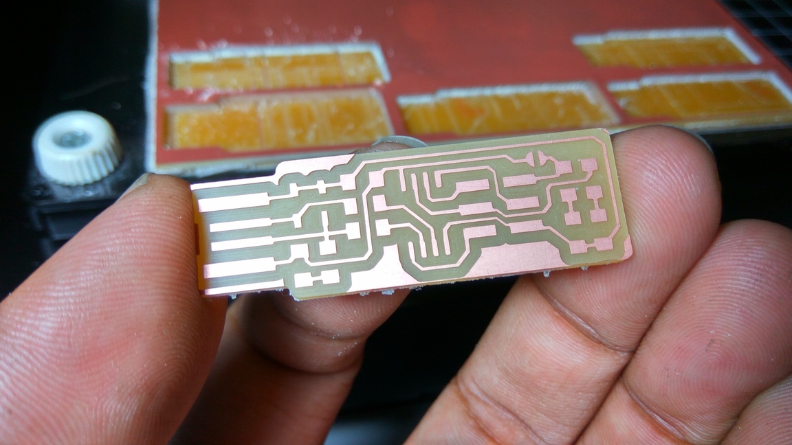 PCB milling using modella 