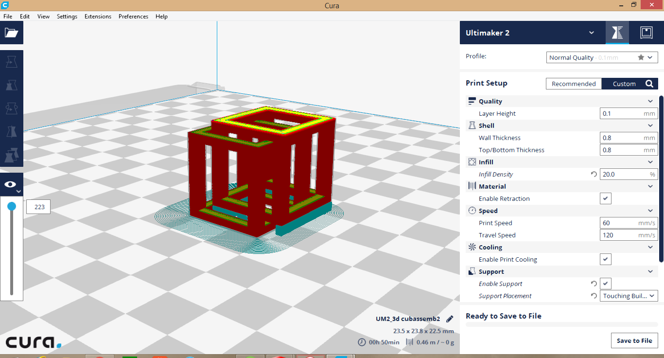 Printing Using Cura 