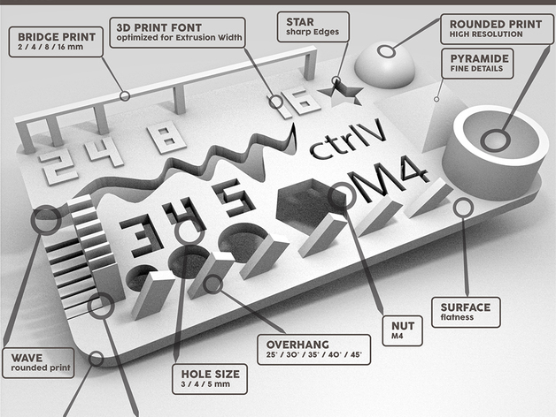  3D test part