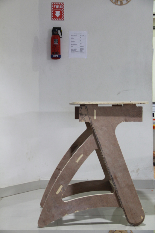Designing the height adjustable table. 