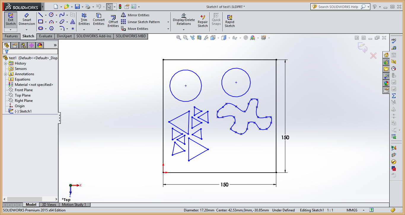 Designing the height adjustable table. 