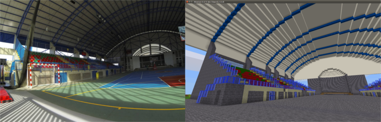 gimnasio: fotografía y virtual