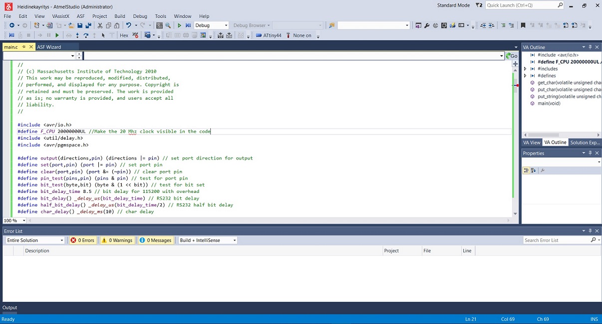 Week 9: Embedded programming