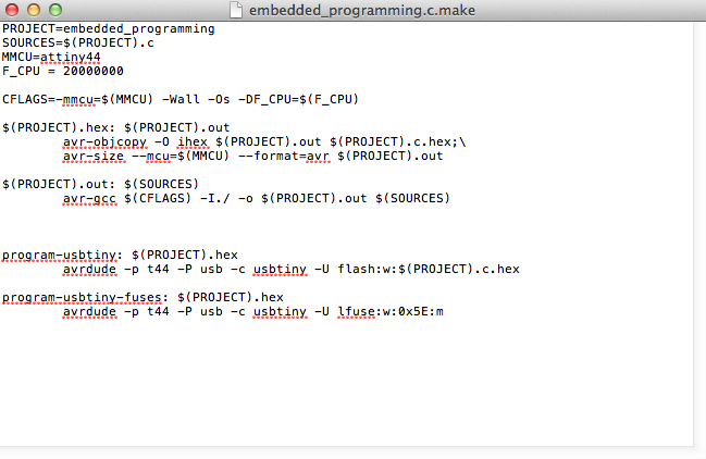 Programming with AVRDUDE and C