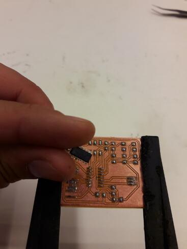 Placing the Attiny 45