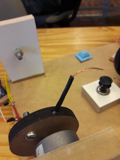 Inserting the wire