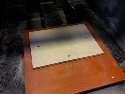 After attaching, before milling
