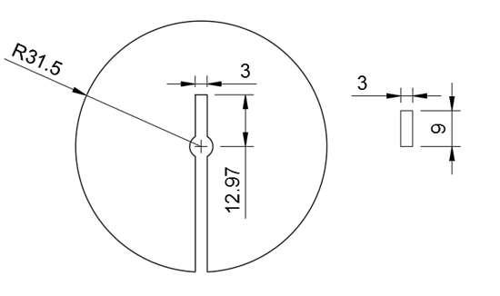 Middle layer dimensions