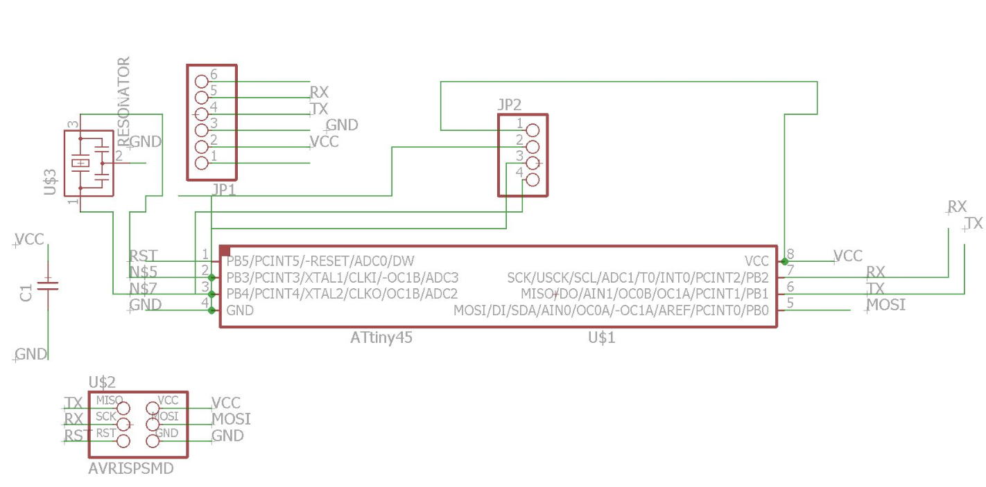 Attiny45 HC05 Board HC 05 Board Eagle 